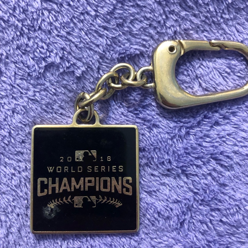 Chicago Cubs 2016 World Series Champions keychain by Dooney & Bourke